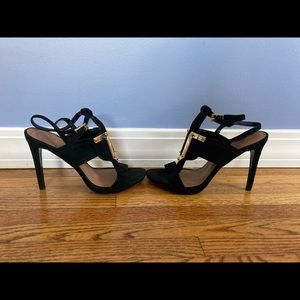 Vince Camuto Black Suede Heels